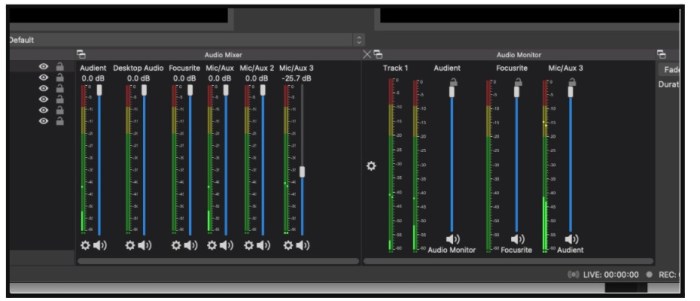 Audio not working obs