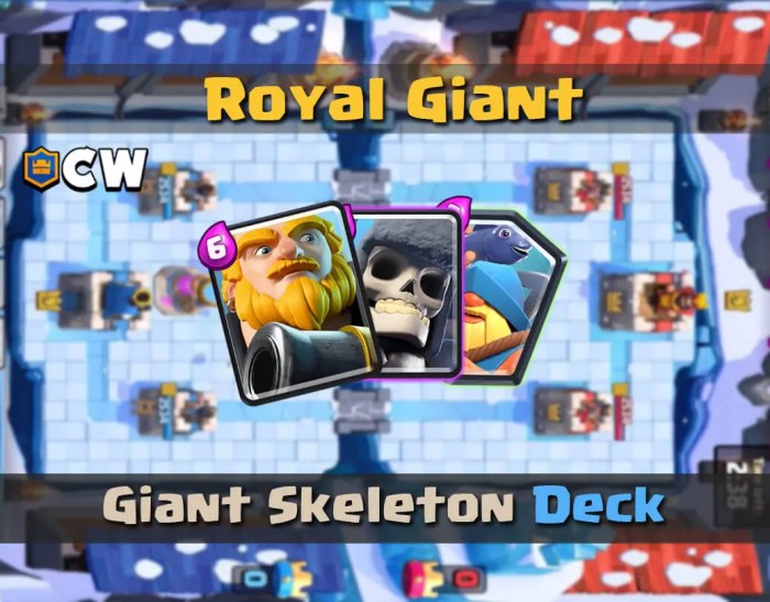 Skeleton giant deck