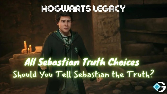 Tell sebastian the truth