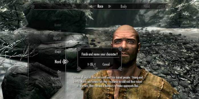 How to change name skyrim