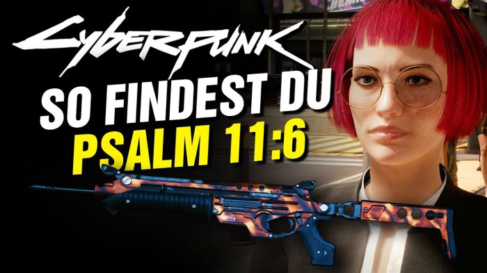 Psalm cyberpunk 2077 weapon game8 stats mods attachments