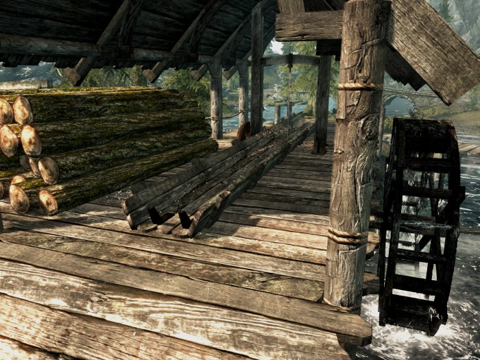 Skyrim how to get lumber