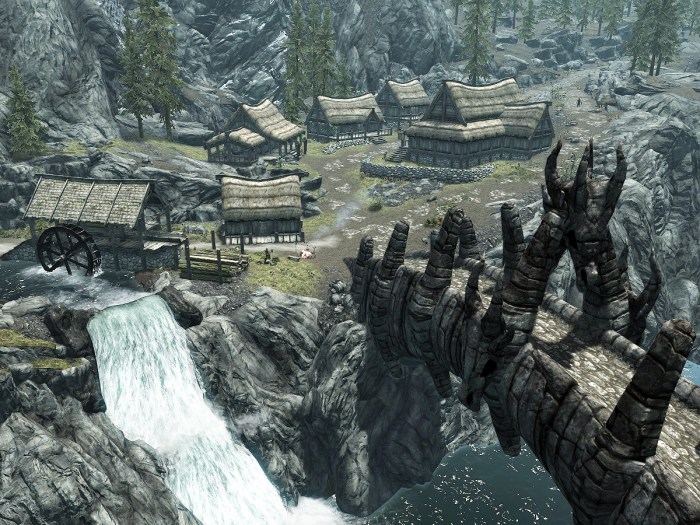 Skyrim bridge dragon location