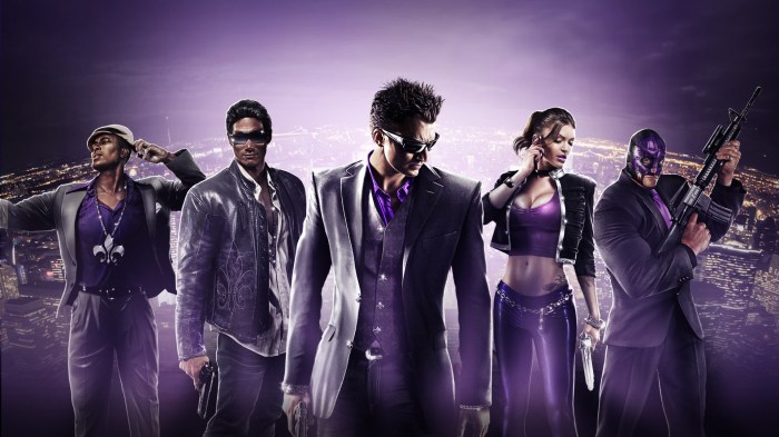 Saints row purple