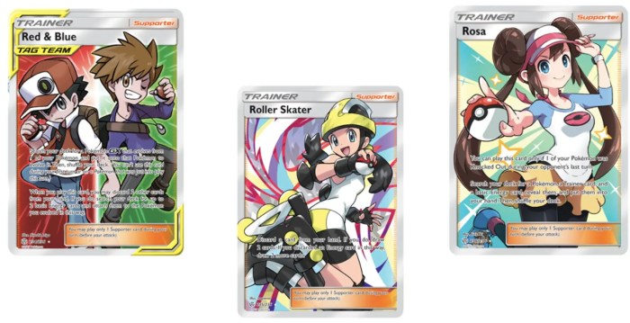All pokemon trainer cards