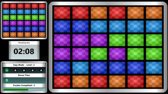 Flip tile puzzle solver