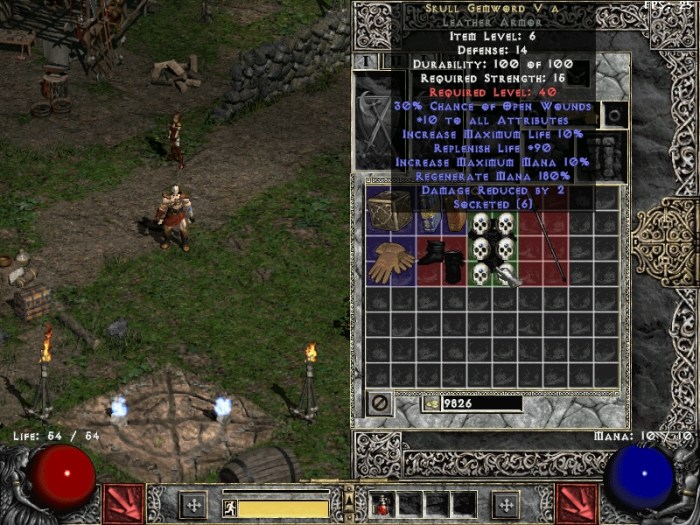 Socketed items diablo 2