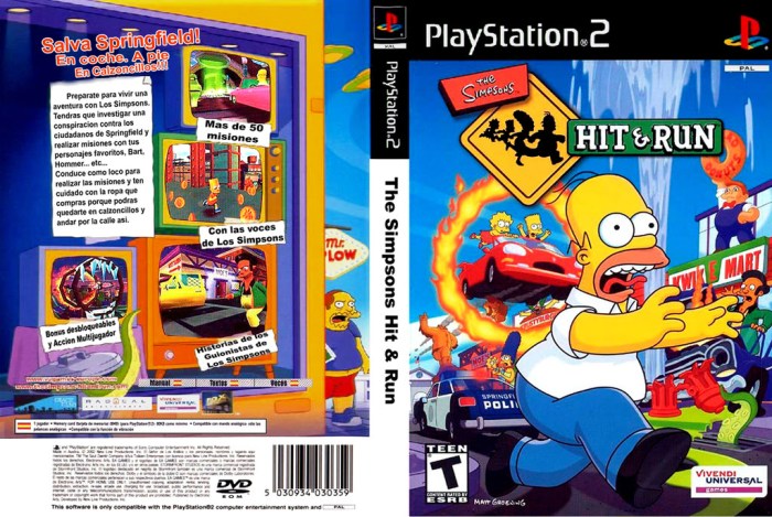 Simpsons hit and run iso