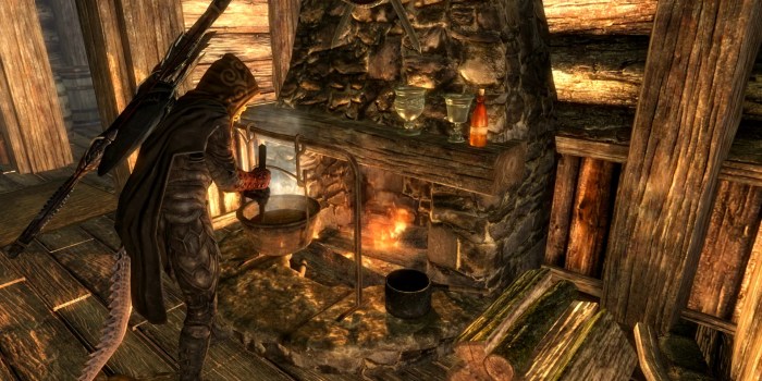 How to cook in skyrim