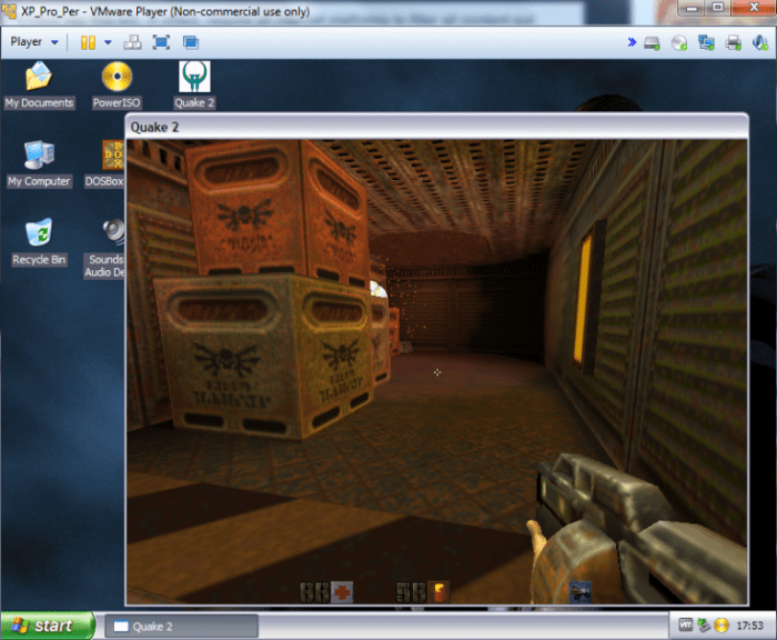 Gaming on virtual machine