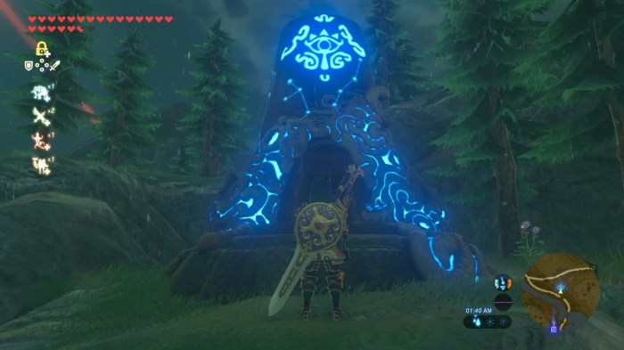 Blue flame botw shrine