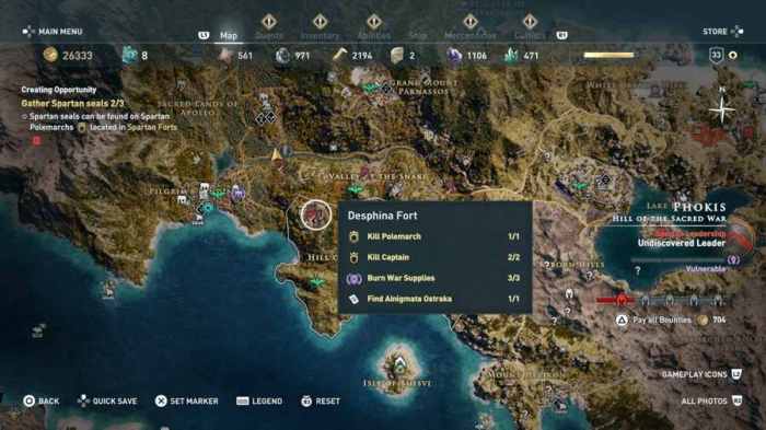 Spartan forts ac odyssey