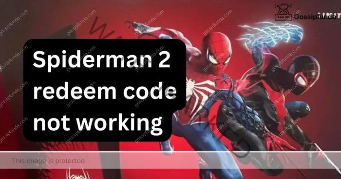 Spiderman 2 redeem code