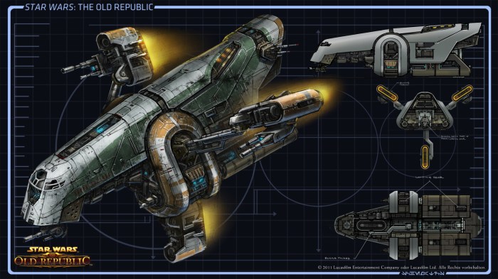 Bounty hunter swtor ship