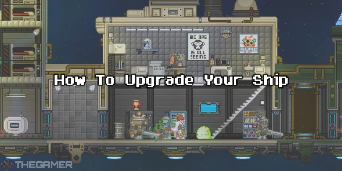 How to upgrade ship