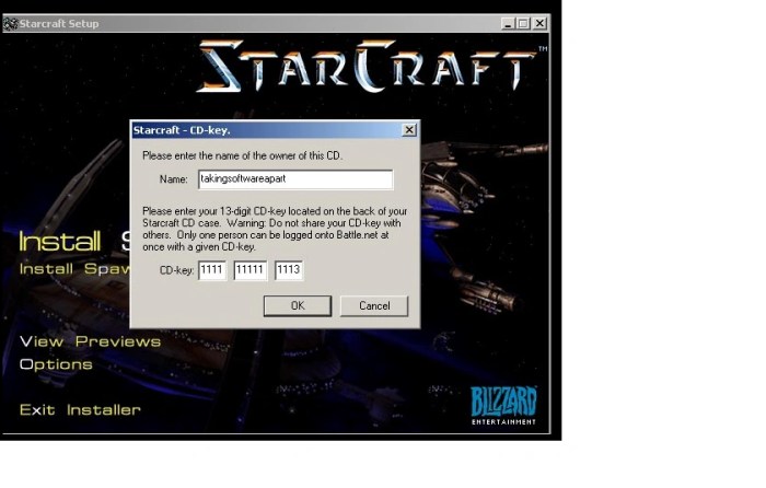 Cd key for starcraft