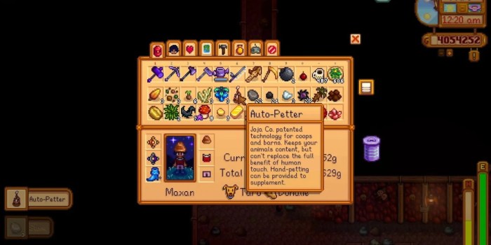 Auto petter stardew id