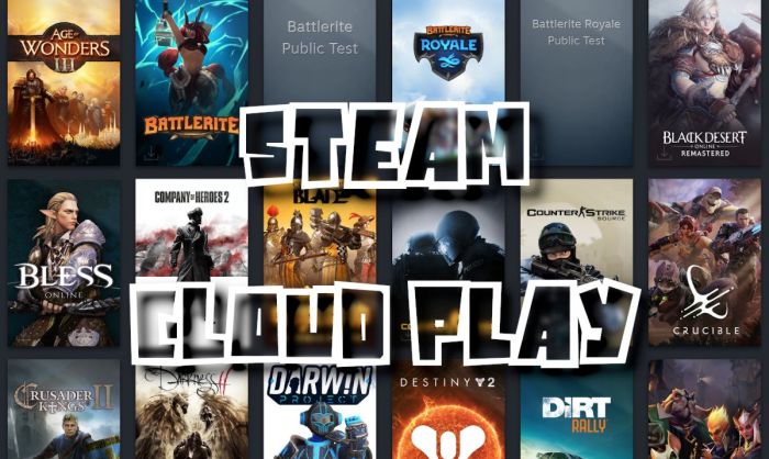 Play steam on cloud