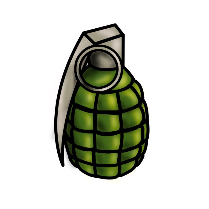 How to draw grenade