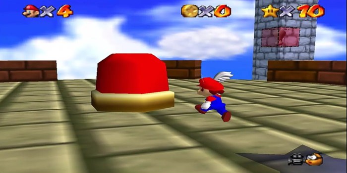 Mario 64 red switch