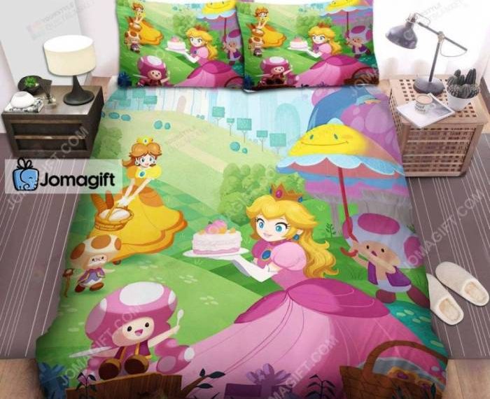 Princess peach bed set