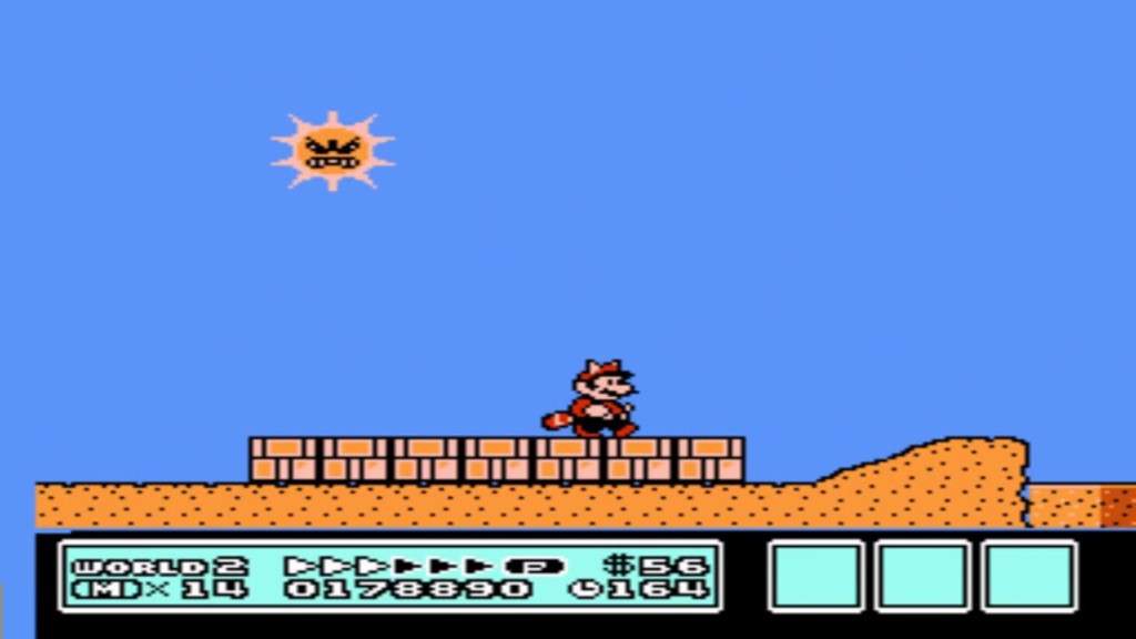 Sun trying to kill mario