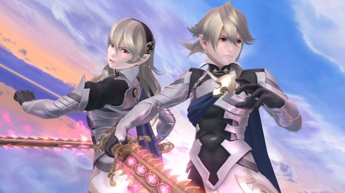 Corrin smash bros super wii 3ds emblem fire joins female dragon battle nintendo between character fight ssb4 cubed3 life chooses