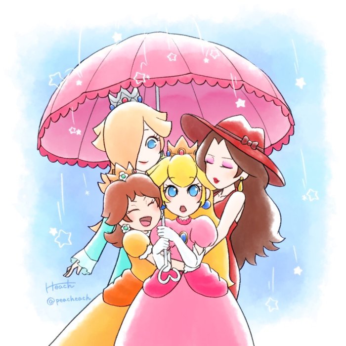 Mario castle galaxy peach super princess rosalina luma deviantart