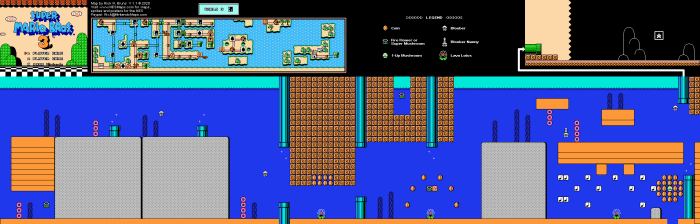 Mario super bros map nes neoseeker maps brothers toggle nesmaps