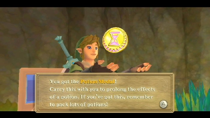 Heart medal skyward sword