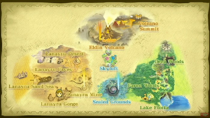 Sword skyward map maps