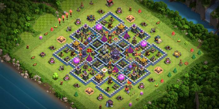 Th10 clans 275 walls tiger basi coc th dengan earthquake villages exemples maj inilah supercell miglior spell cocland