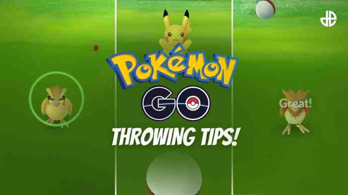 Pokemon go catching tips