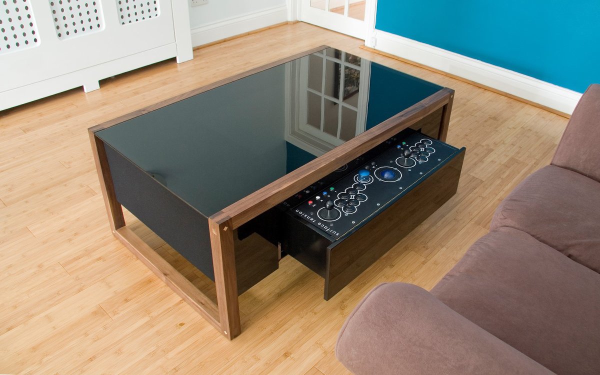 Video game console table