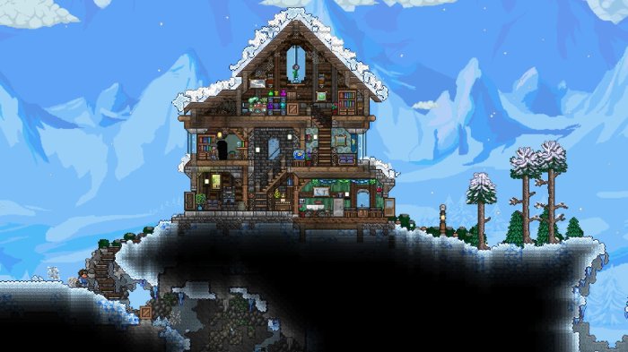 Ice biome house terraria