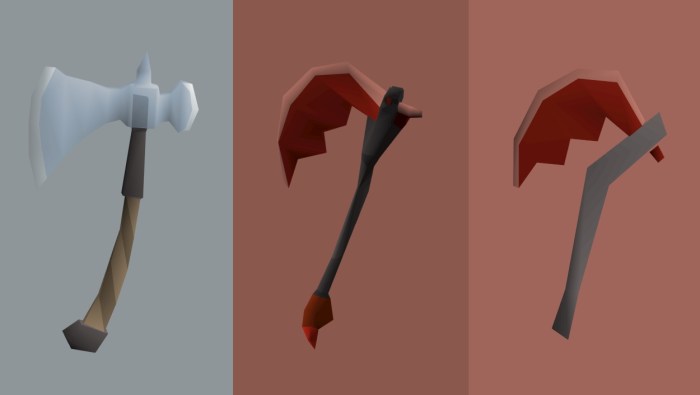 Osrs two handed axe