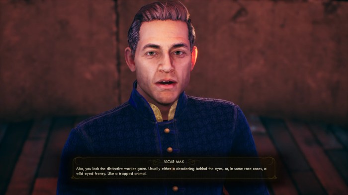 Vicar outer worlds max