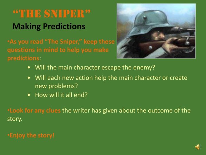The sniper answer key