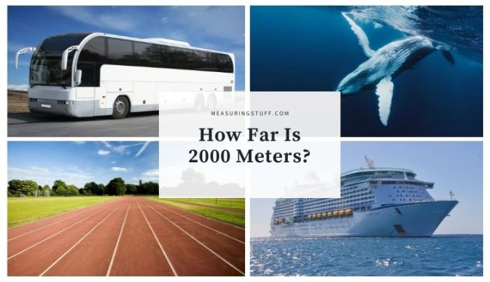 How far is 2000 meters