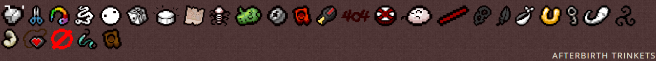 Drop boi trinkets isaac binding trinket butter consoles active items