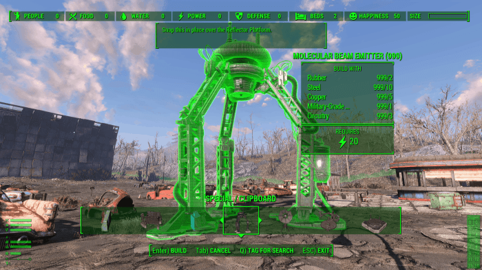 Fallout 4 build limit