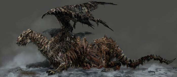 Dark souls undead dragon