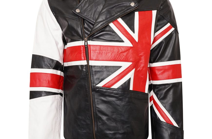 Jacket with british flag