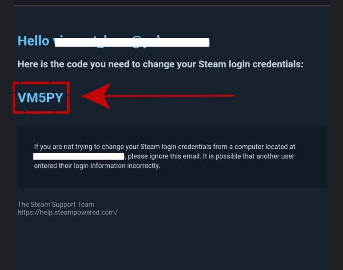 Steam can't verify email