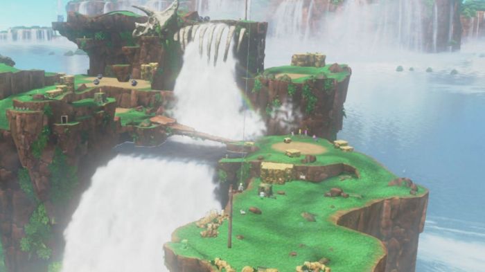 Dinosaur nest cascade kingdom mario moon