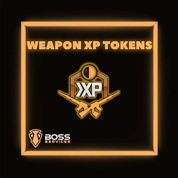 Cod weapon xp tokens