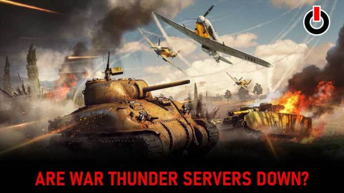 War thunder servers down