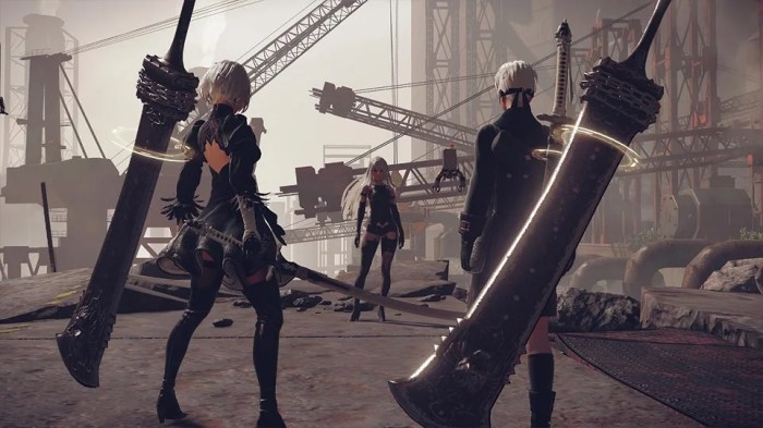 Weapons in nier automata