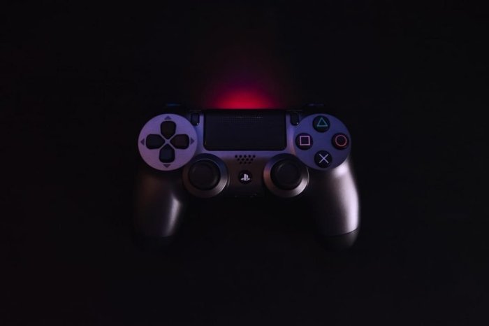 Red light ps4 controller
