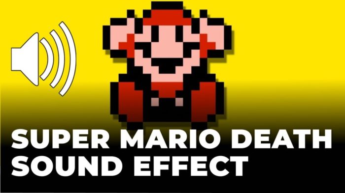 Super mario dies sound